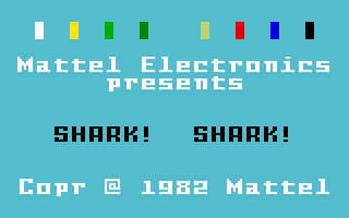 Shark! Shark! screenshot 2 for Intellivision